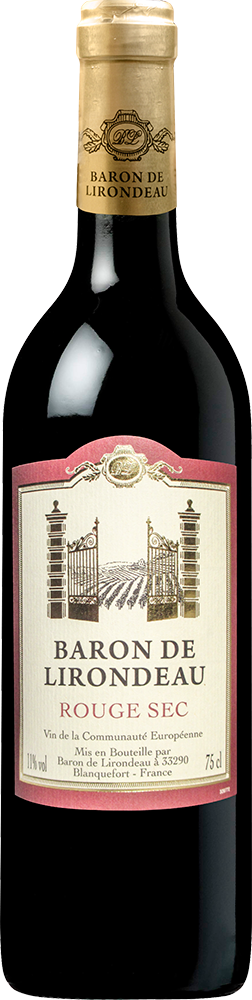 Baron De Lirondeau Vin Rosu Sec Baron De Lirondeau 0 75L 11 Alc