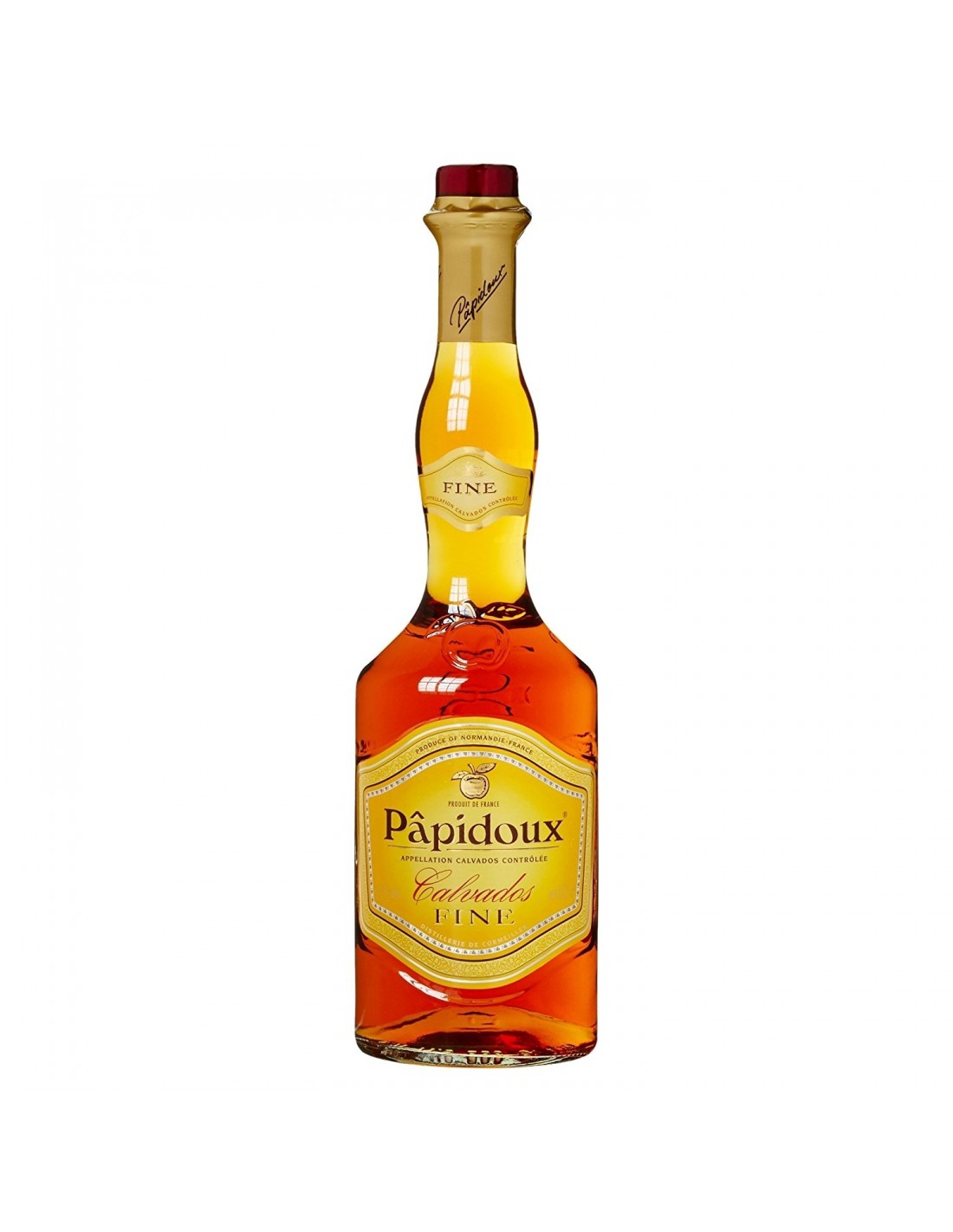 Brandy Calvados Papidoux Fine, 40% alc., 0.7L, Franta alcooldiscount.ro