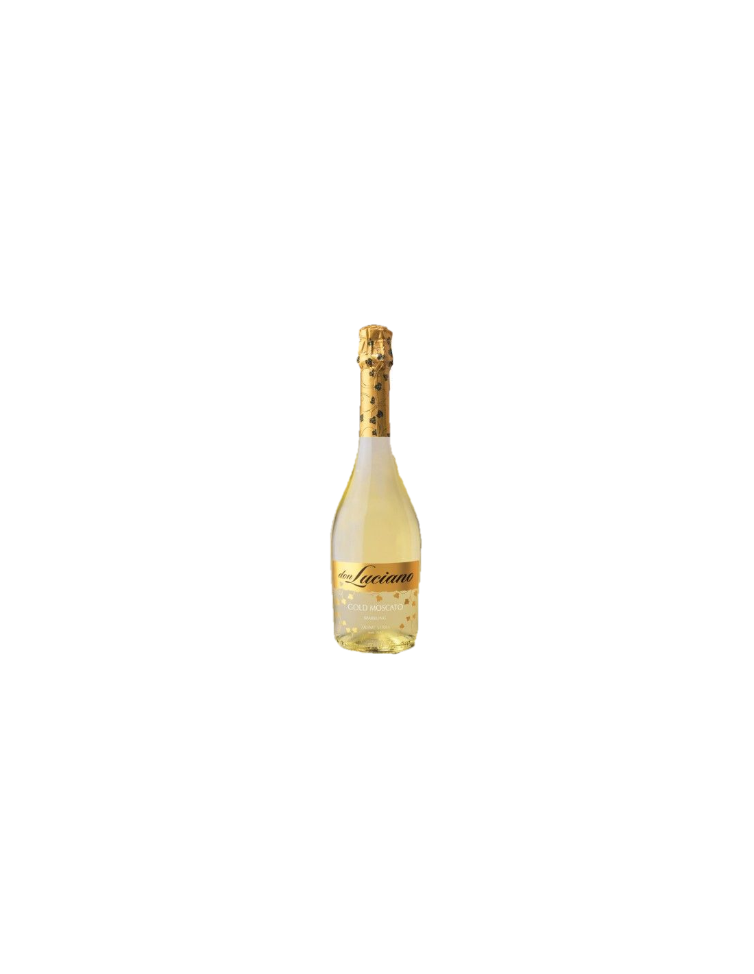 Vin spumant alb Gold Moscato, Don Luciano La Mancha, 0.75L, 12% alc., Spania alcooldiscount.ro