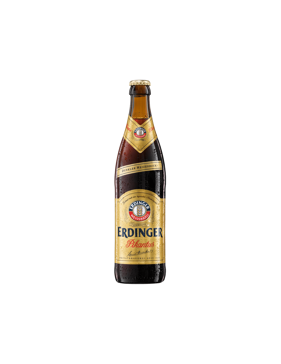 Bere bruna, nefiltrata Erdinger Pikantus, 7.3% alc., 0.5L, Germania