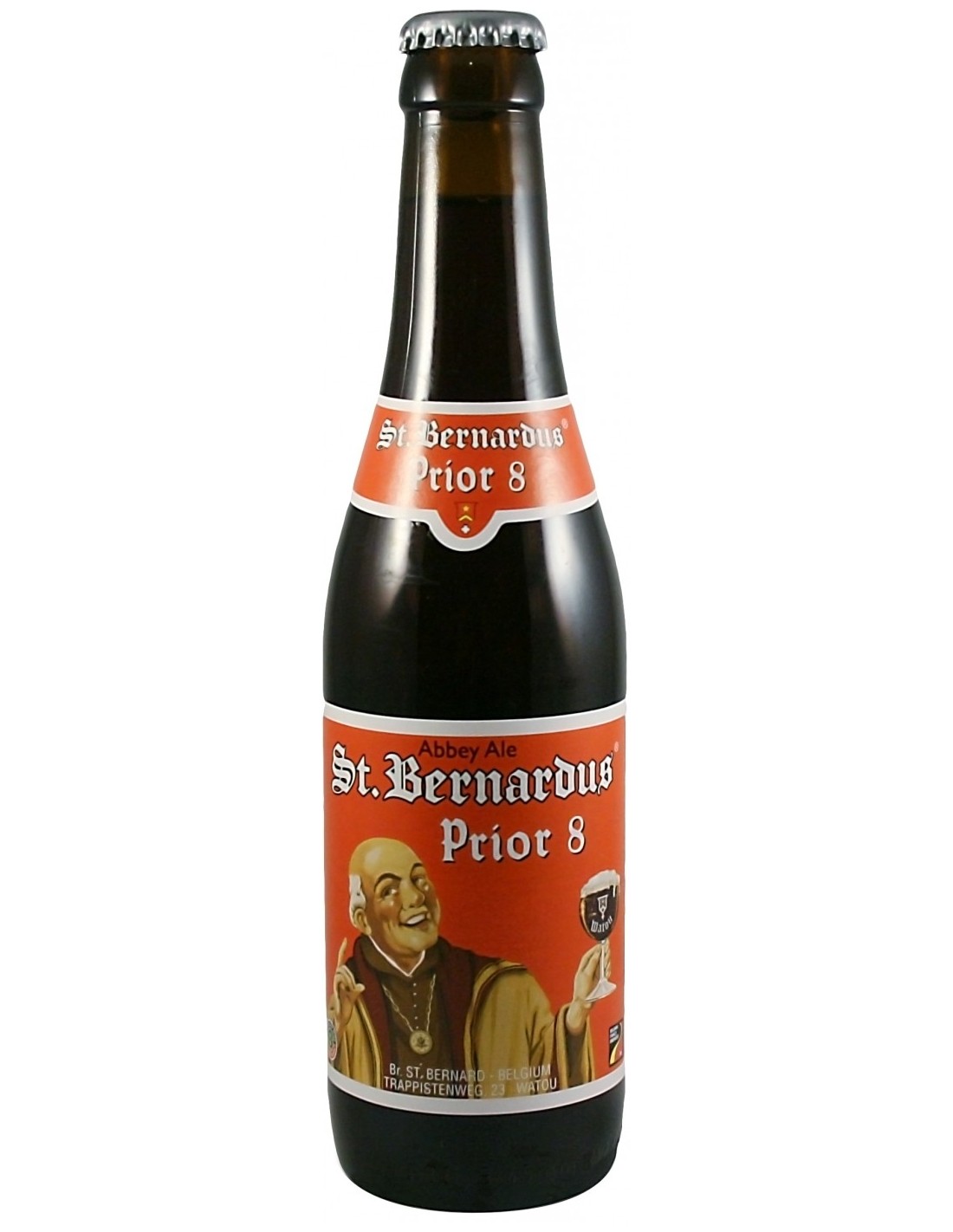 Bere neagra, nefiltrata St.Bernardus Prior 8, 8% alc., 0.33L, Belgia alcooldiscount.ro