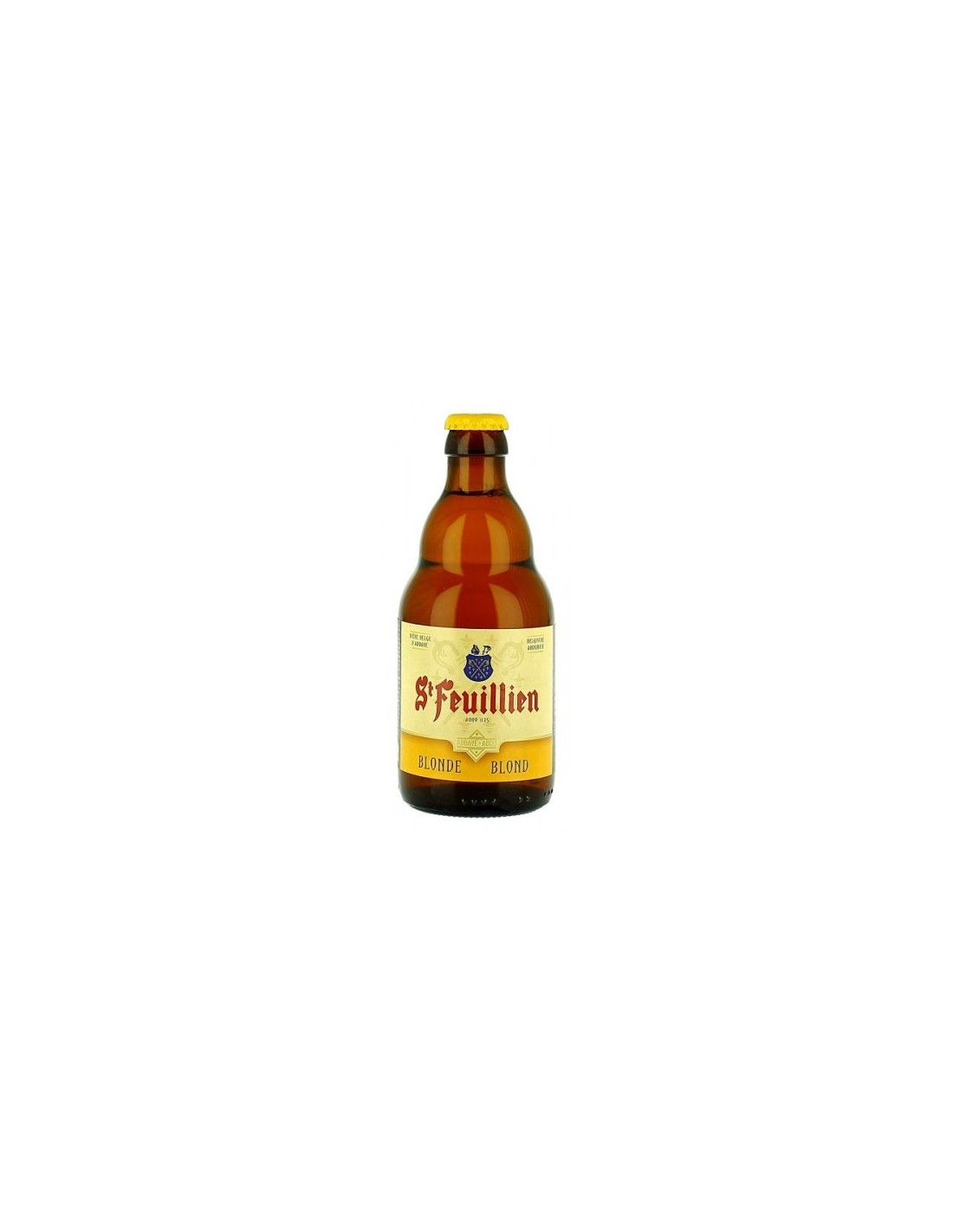 Bere blonda St Feuillen, 7.5% alc., 0.33L, Belgia alcooldiscount.ro