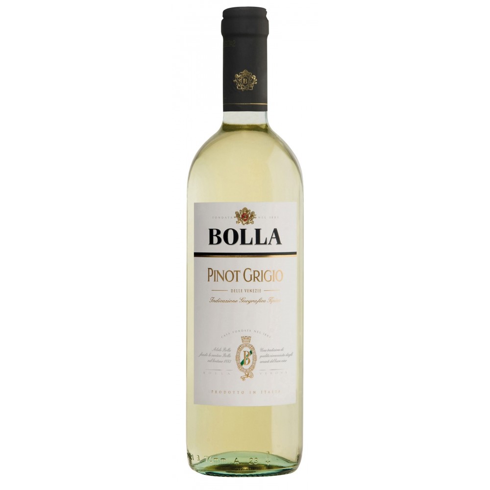 Vin alb sec, Pinot Grigio, Bolla delle Venezie, 0.75L, 12% alc., Italia 0.75L