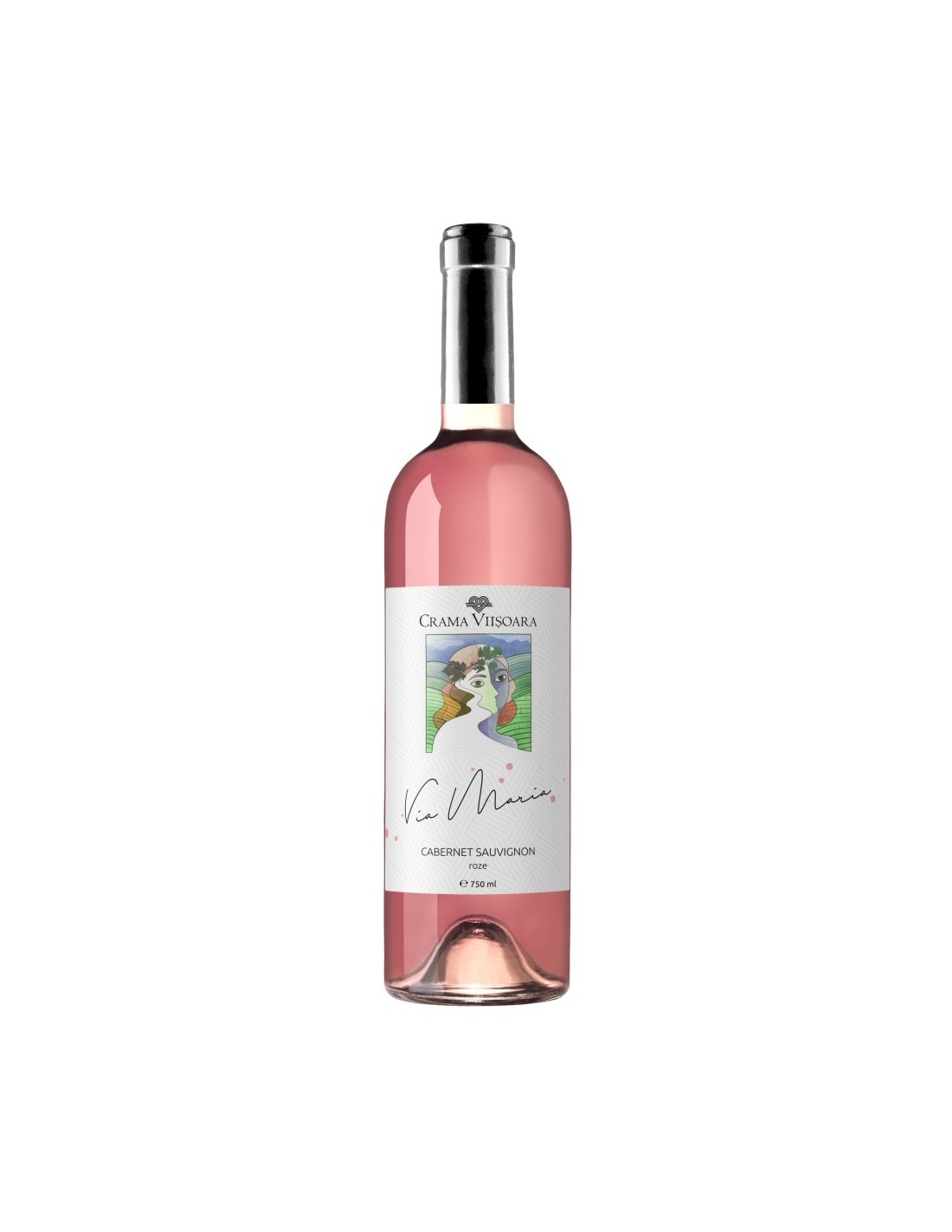 Vin roze, Cabernet Sauvignon, Via Maria, 0.75L, 14% alc., Romania