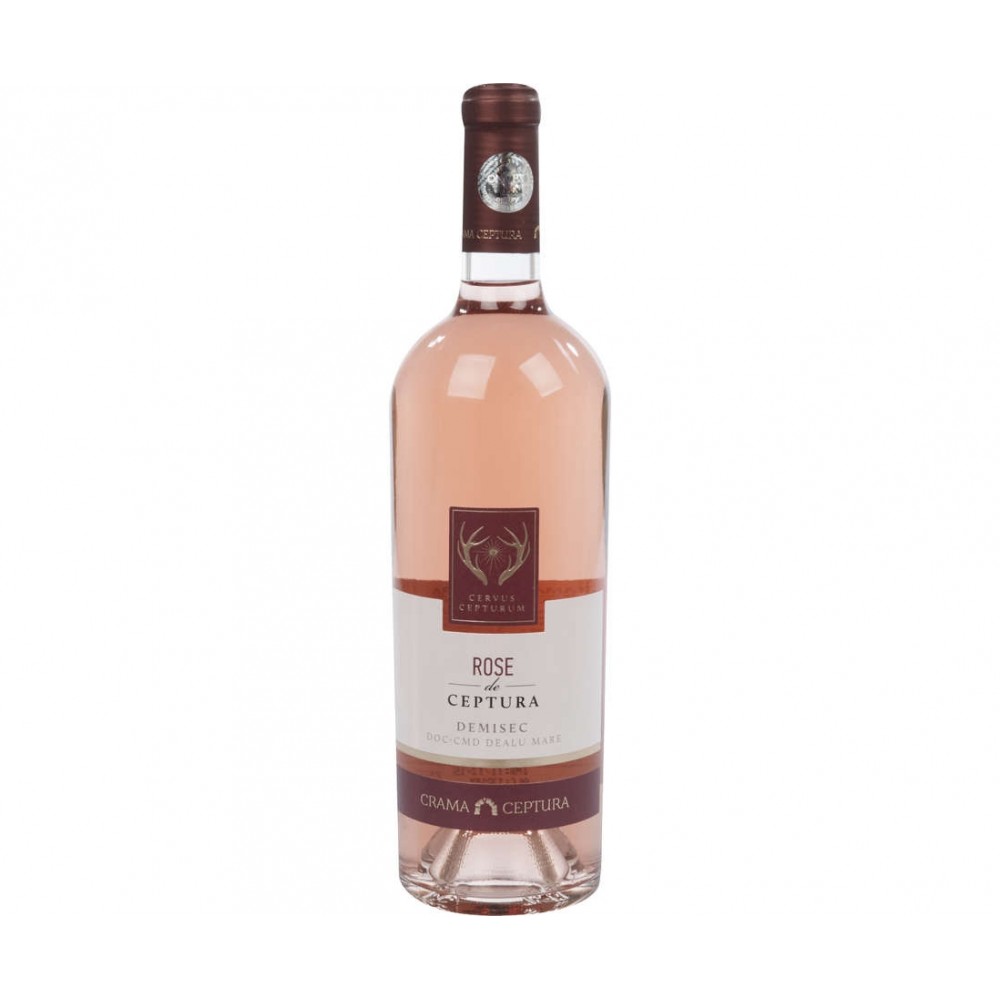 Vin roze demisec Ceptura Dealu Mare, 0.75L, 13% alc., Romania
