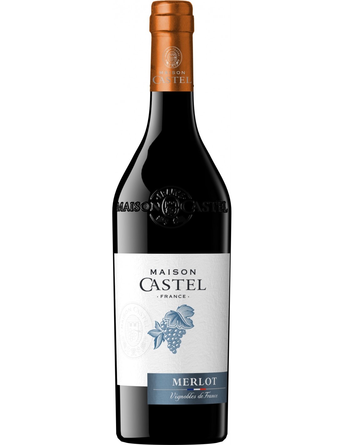Vin rosu sec, Merlot, Maison Castel Bordeaux Pays d'Oc, 12.5% alc., 0.75L, Franta
