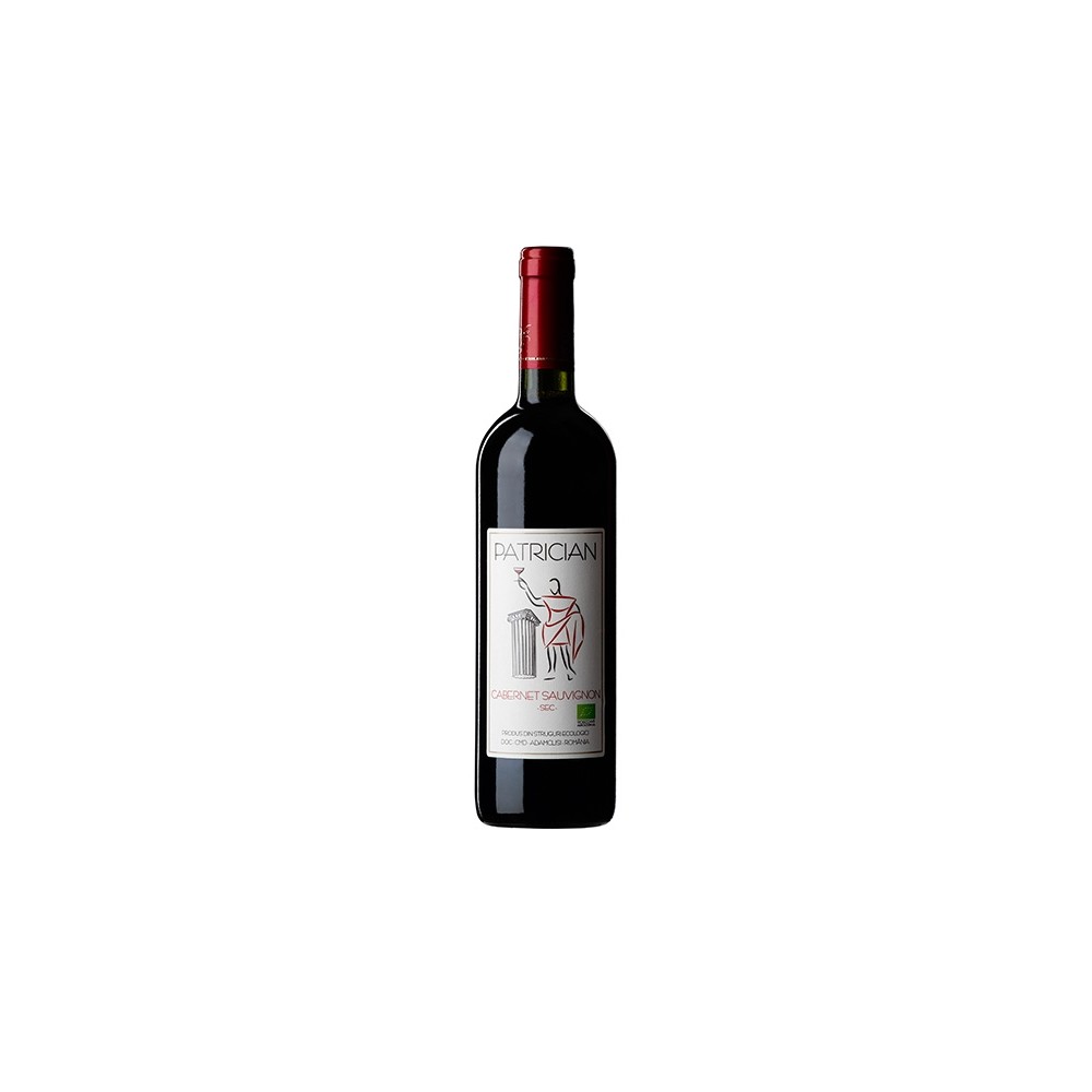Vin rosu sec, Cabernet Sauvignon, Patrician Adamclisi, 0.75L, 13% alc., Romania