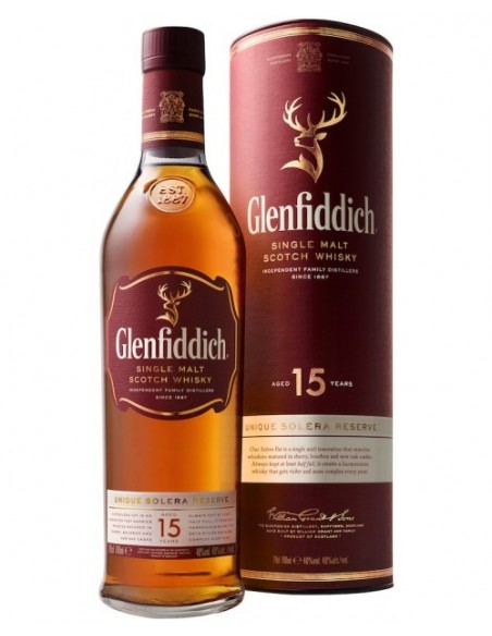 GLENFIDDICH 15 ANI  0.7L 70cl / 51% Whisky Single Malt