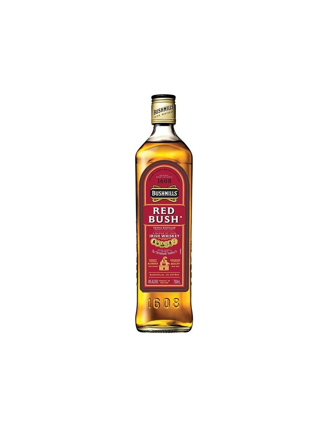 Whisky Bushmills Red Bush, 0.7L, 40% alc., Irlanda alcooldiscount.ro