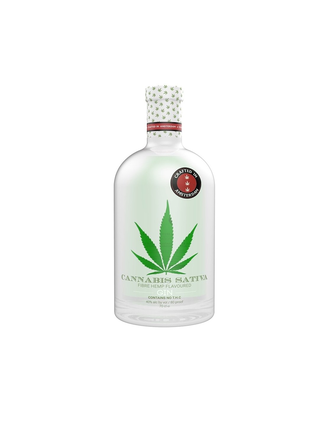 Gin Cannabis Sativa 40% alc., 0.7L, Olanda