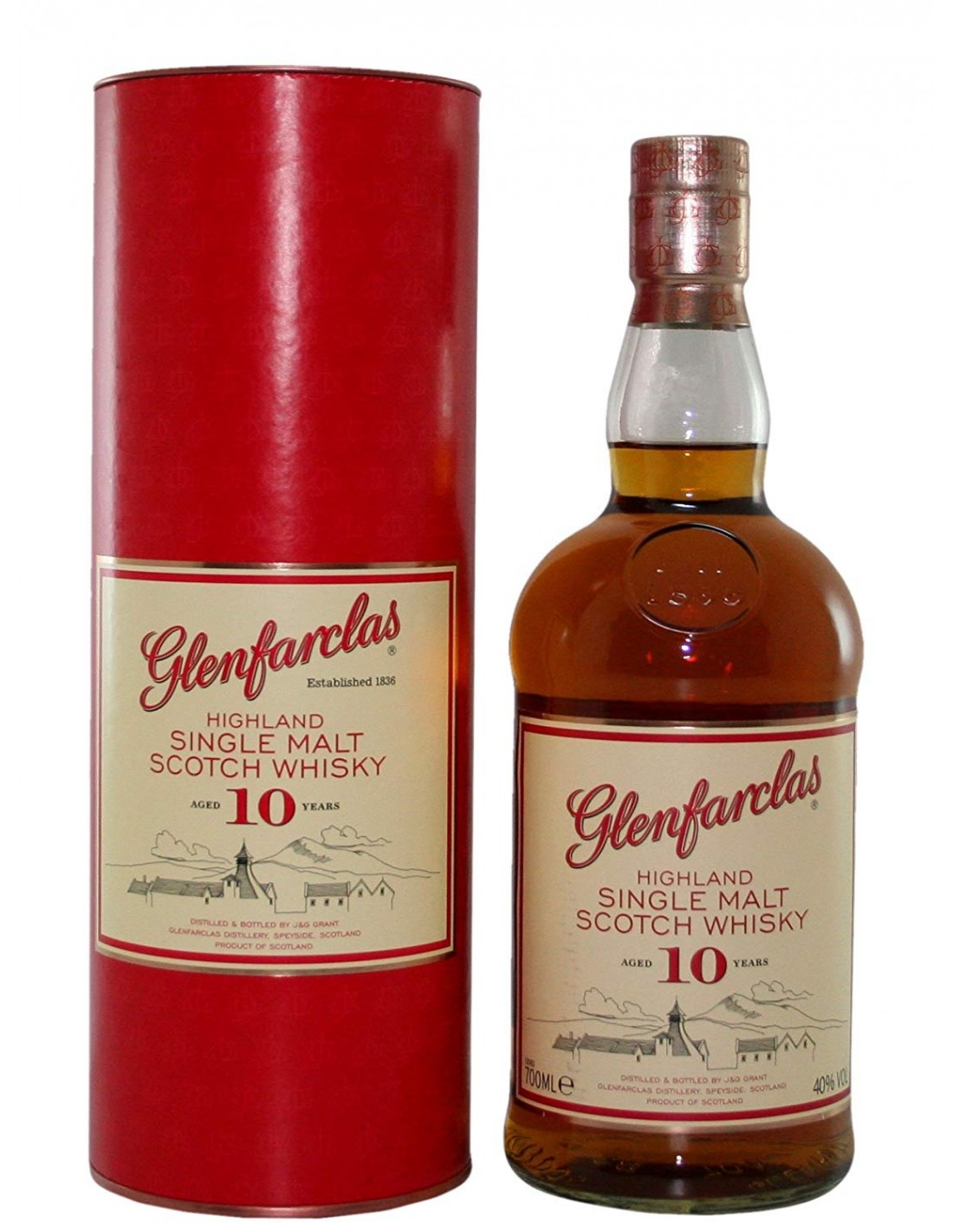 Whisky Glenfarclas, 10 ani, 40% alc., 0.7L, Scotia