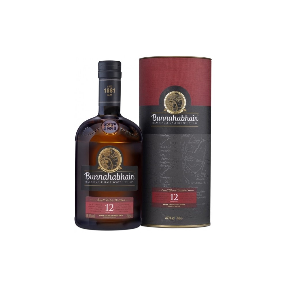 Whisky Bunnahabhain 12 Years, 0.7L, 46.3% alc., Scotia
