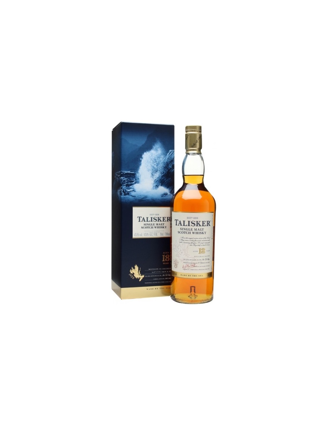 Whisky Talisker, 0.7L, 18 ani, 45.8% alc., Scotia alcooldiscount.ro