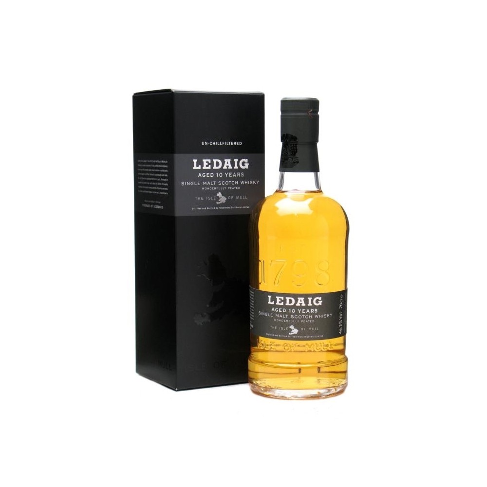 Whisky Ledaig, 0.7L, 46.3% alc., Scotia