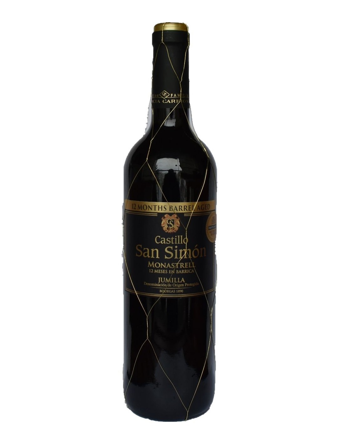 Vin rosu sec, Monastrell, Castillo San Simon Jumilla, 13% alc., 0.75L, Spania
