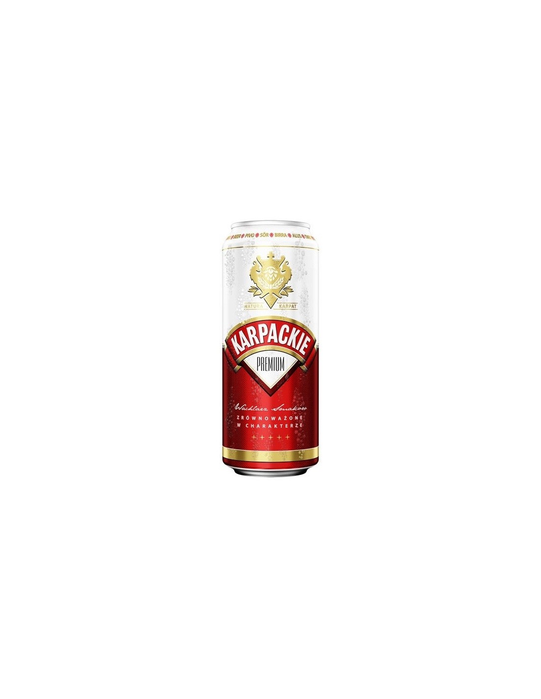 Bere blonda Karpackie Premium, 5% alc., 0.5L, Germania alcooldiscount.ro