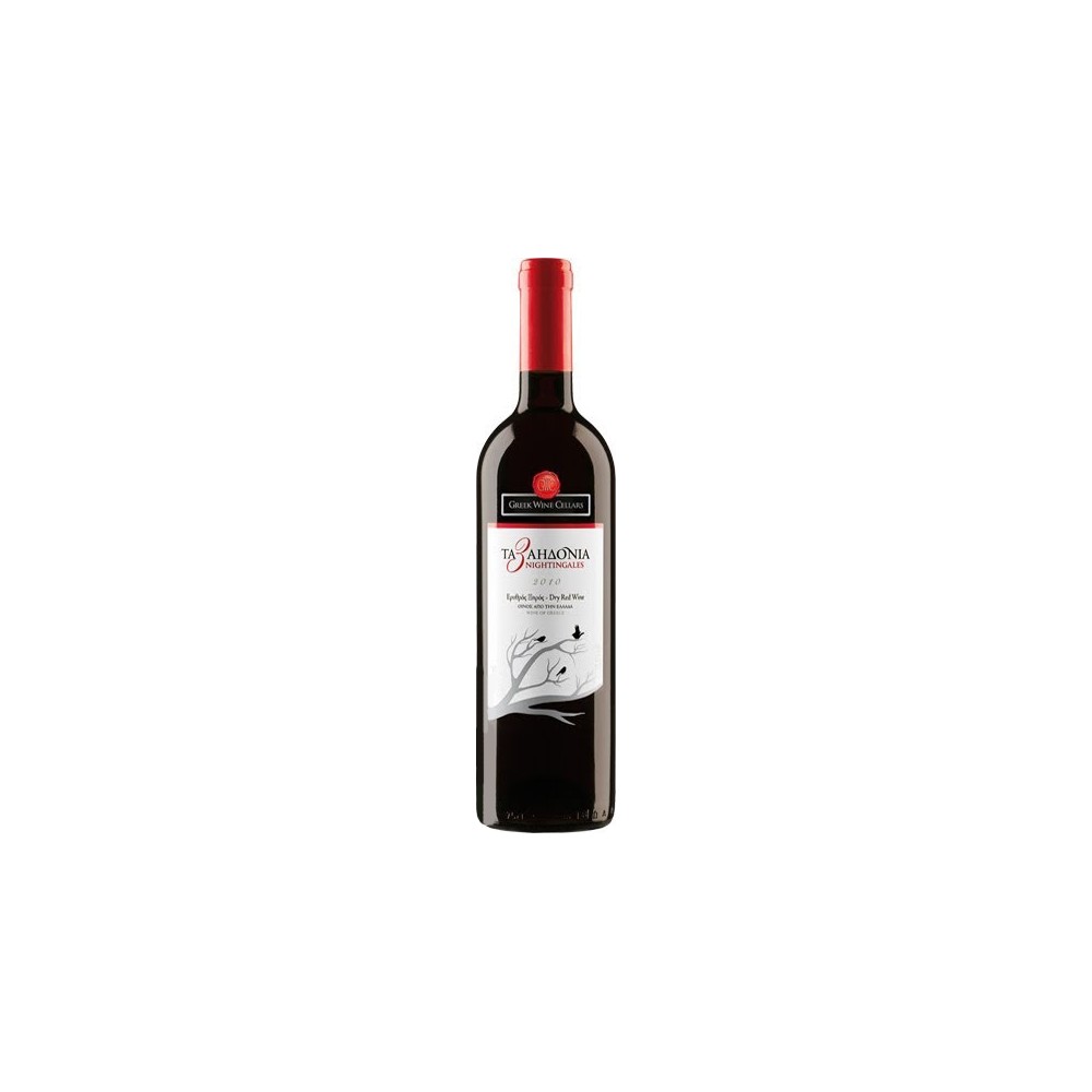 Vin rosu sec The 3nightingales Nemea, 0.75L, 12.5% alc., Grecia 0.75L