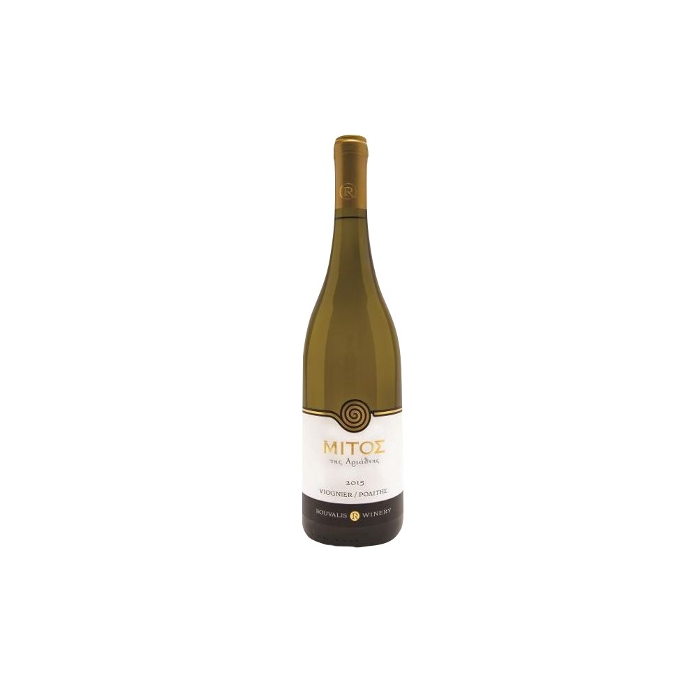 Vin alb sec Mitos Rod Viognier, 0.75L, 12.5% alc., Grecia 0.75L