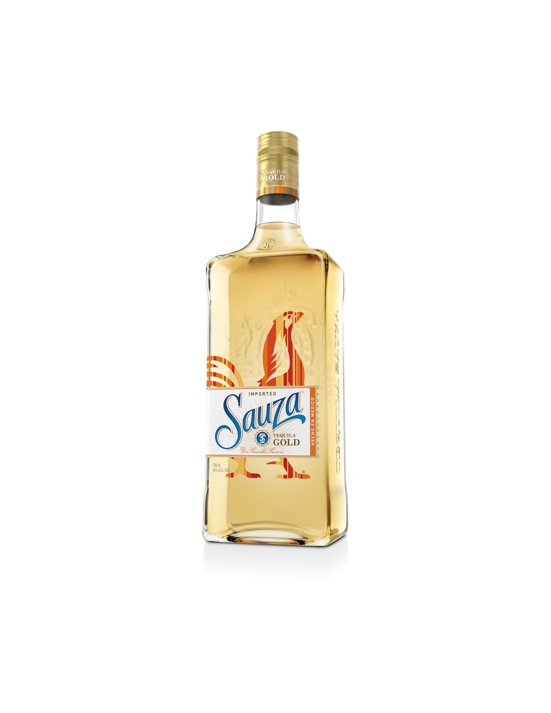 Tequila aurie Sauza Gold 0.7L, 38% alc., Mexic