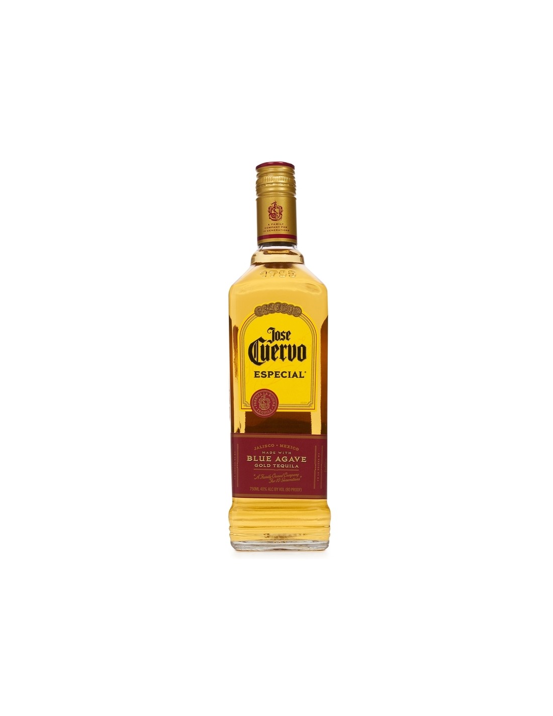 Tequila aurie Jose Cuervo Especial Reposado, 0.7L, 38% alc., Mexic alcooldiscount.ro