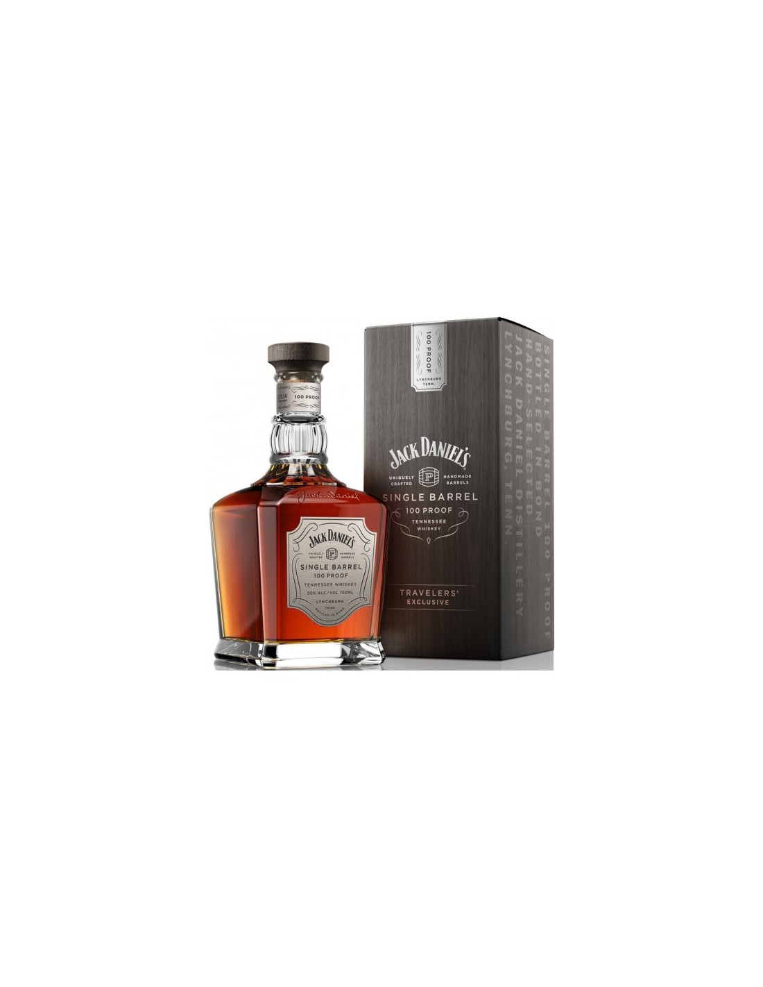Whisky Jack Daniel’s 100 Proof 0.7L, 50% alc., SUA alcooldiscount.ro