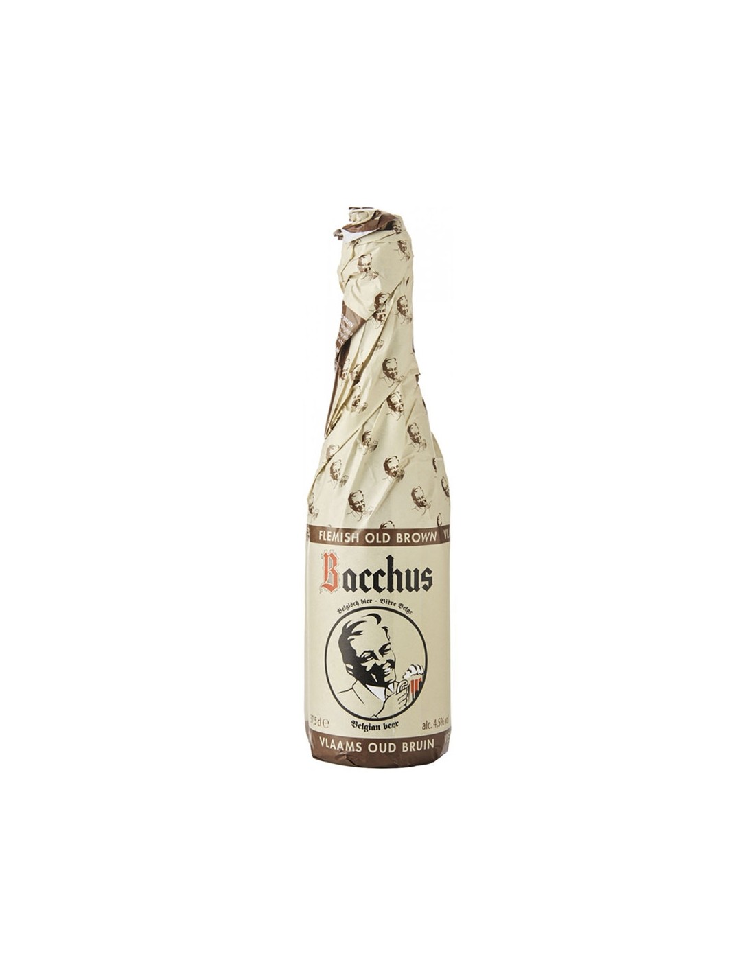 Bere bruna, nefiltrata Van Honsebrouck Bacchus, 4.5% alc., 0.375L, Belgia alcooldiscount.ro
