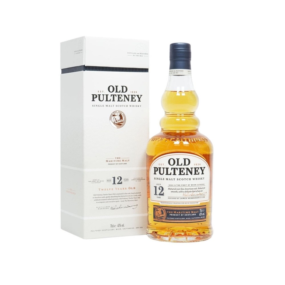 Whisky Old Pulteney, 0.7L, 12 ani, 40% alc., Scotia
