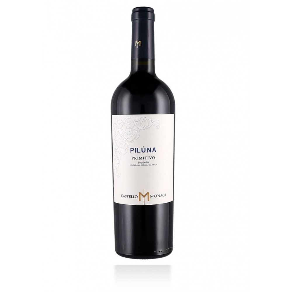 Vin rosu sec Castello Monaci Piluna Primitivo Salento, 0.75L, 14% alc., Italia 0.75L