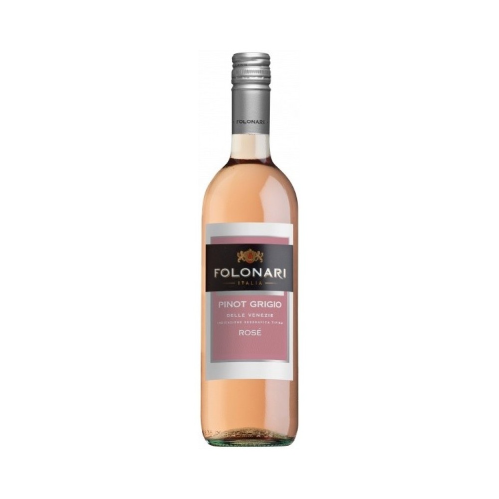 Vin roze sec, Pinot Grigio, Folonari Provincia di Pavia, 0.75L, 12% alc., Italia 0.75L