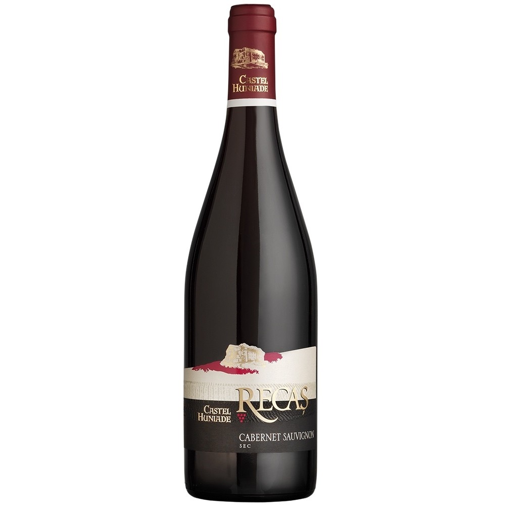 Vin rosu sec, Cabernet Sauvignon, Castel Huniade Recas, 0.75L, 14.5% alc., Romania 0.75L
