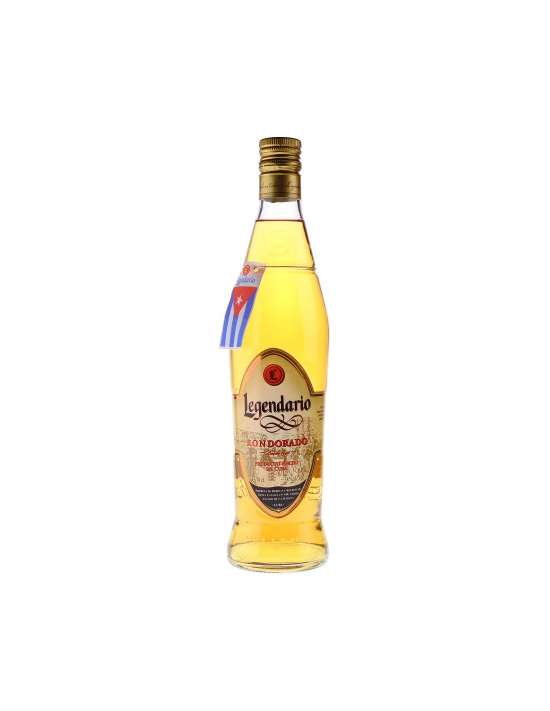 Rom Legendario Dorado, 38% alc., 0.7L, Cuba alcooldiscount.ro