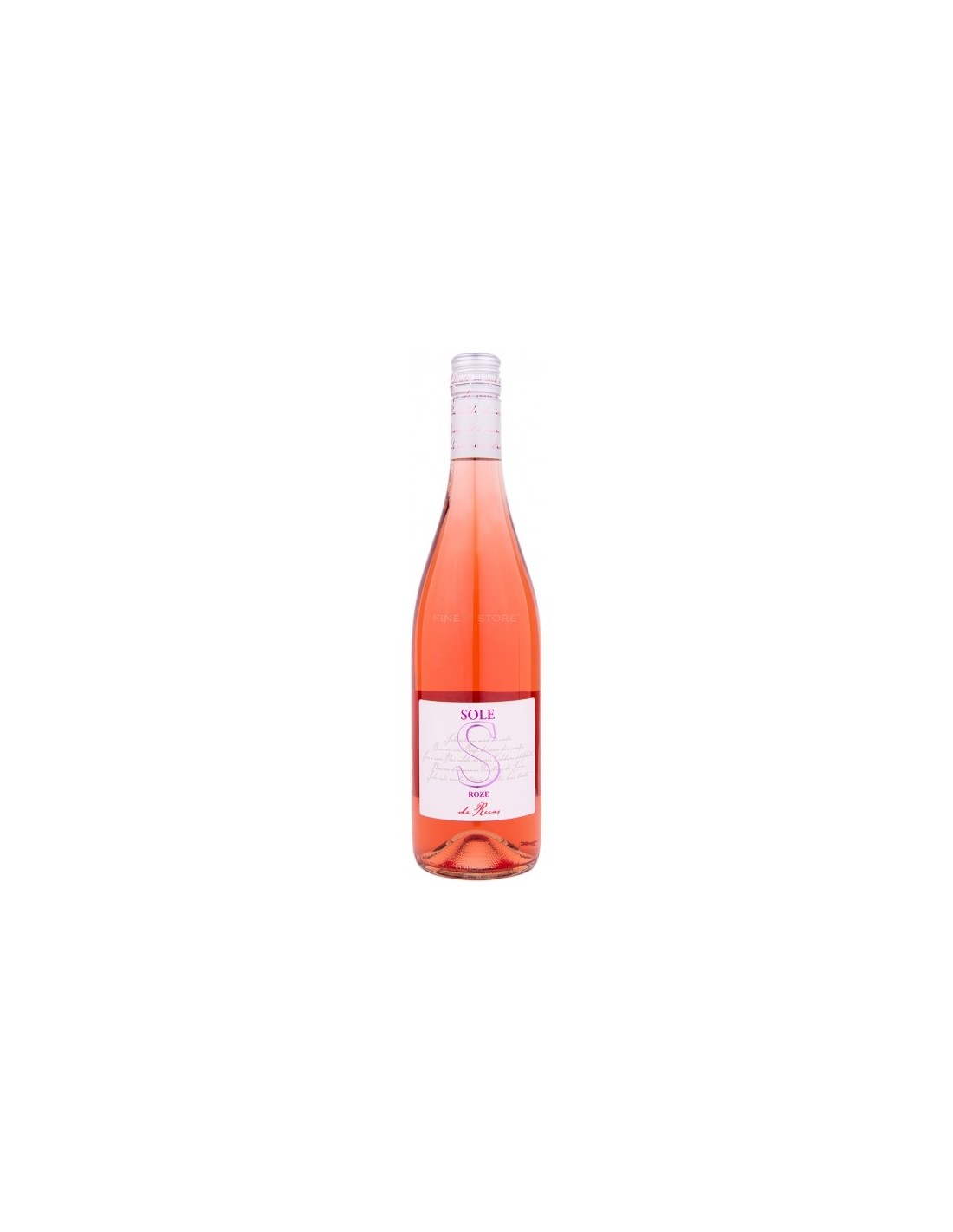 Vin roze sec Sole Recas, 0.75L, 13.5% alc., Romania alcooldiscount.ro