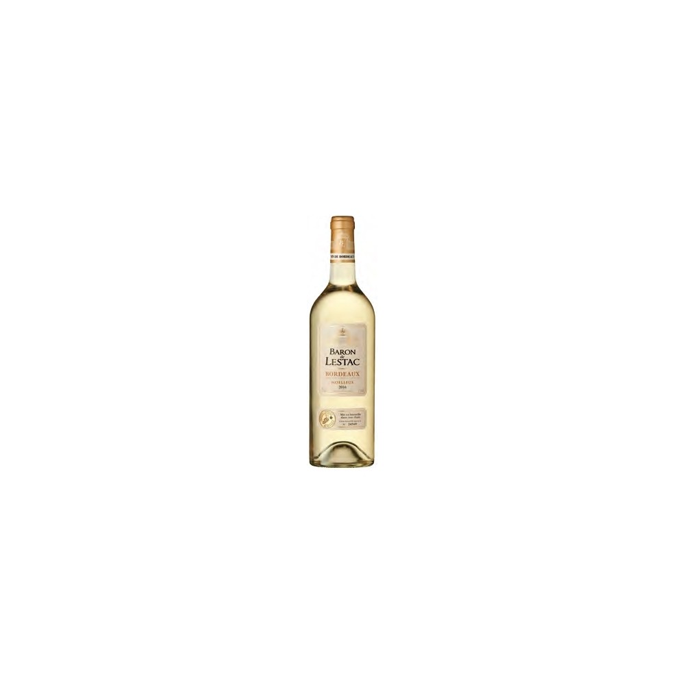 Vin alb demidulce, Moelleux, Baron de Lestac Bordeaux, 0.75L, 12.5% alc., Franta