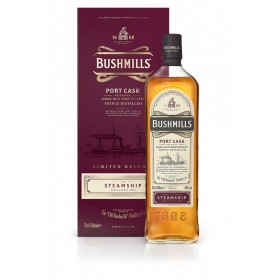 Whisky Single Malt Bourbon Bushmills The Steamship Port Cask, 40% alc., 0.7L, Ireland