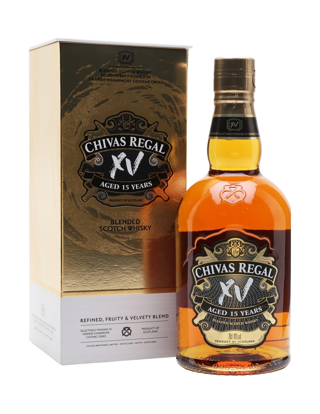 Whisky Chivas Regal, 0.7L, 15 ani, 40% alc., Scotia alcooldiscount.ro