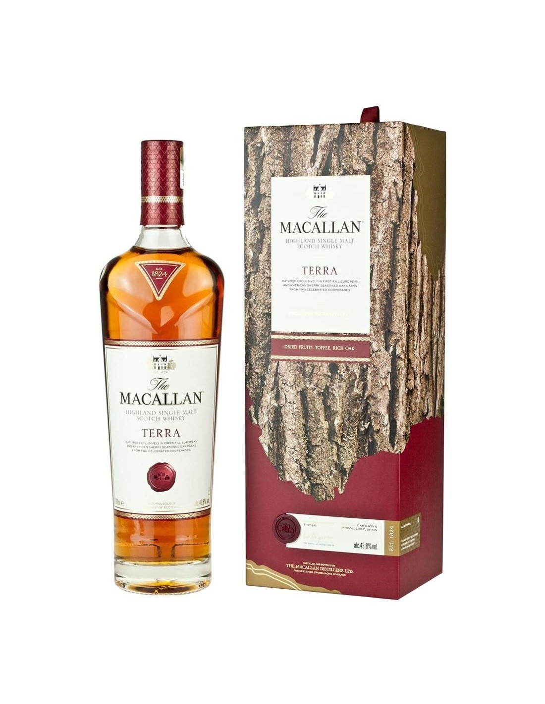 Whisky The Macallan Terra 0.7L, 43.8% alc., Scotia alcooldiscount.ro