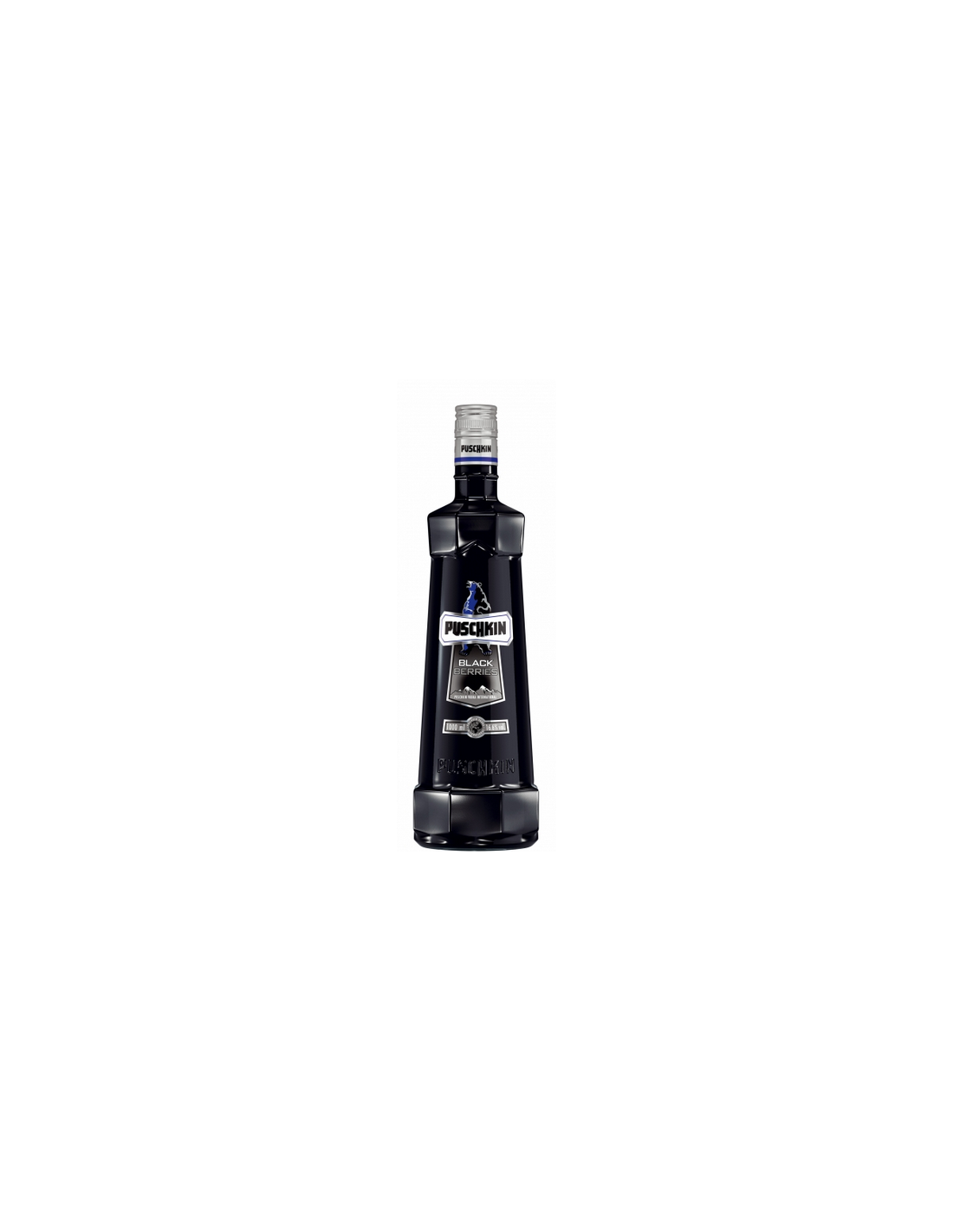 Lichior Puschkin Black Berries, 0.7L, 16.6% alc., Germania alcooldiscount.ro