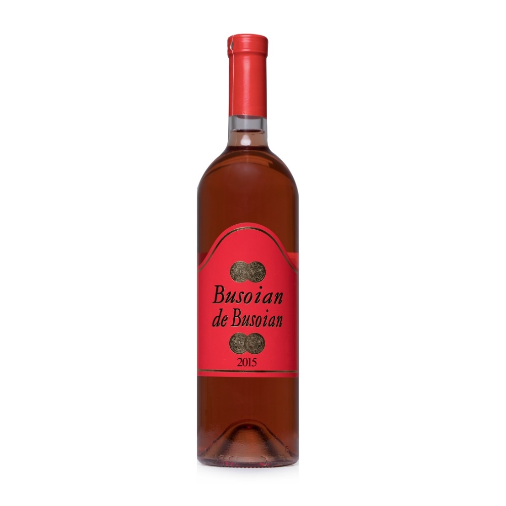 Vin roze demidulce, Muscat, Busoian de Busoian, 0.75L, 12.5% alc., Romania