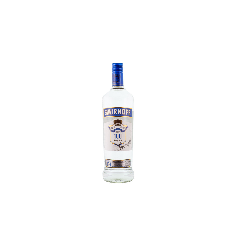 Vodca Smirnoff Blue 100 Proof, 1L, 40% alc., Rusia