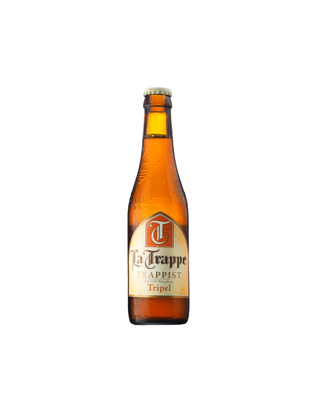 Bere amber, nefiltrata La Trappe, 8% alc., 0.33L, Belgia