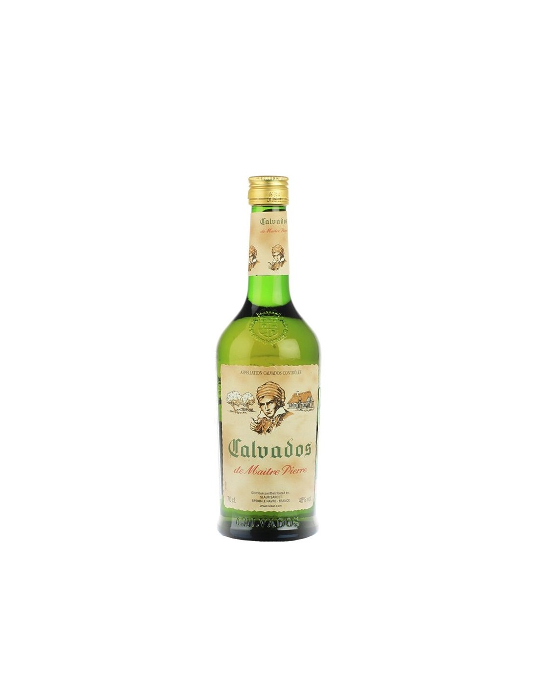Brandy Calvados de Maitre Pierre, 40% alc., 0.7L, Franta alcooldiscount.ro