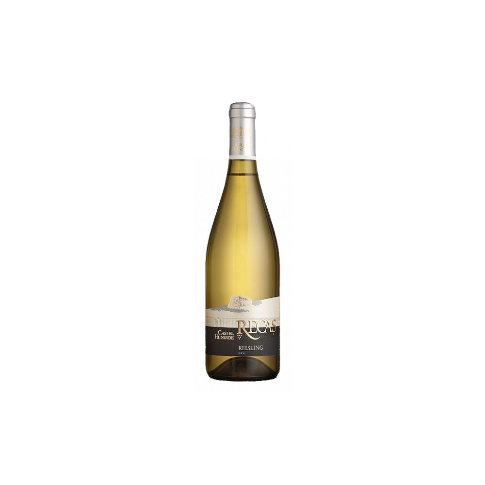 Vin alb sec, Riesling, Castel Huniade Recas, 0.75L, 12% alc., Romania 0.75L