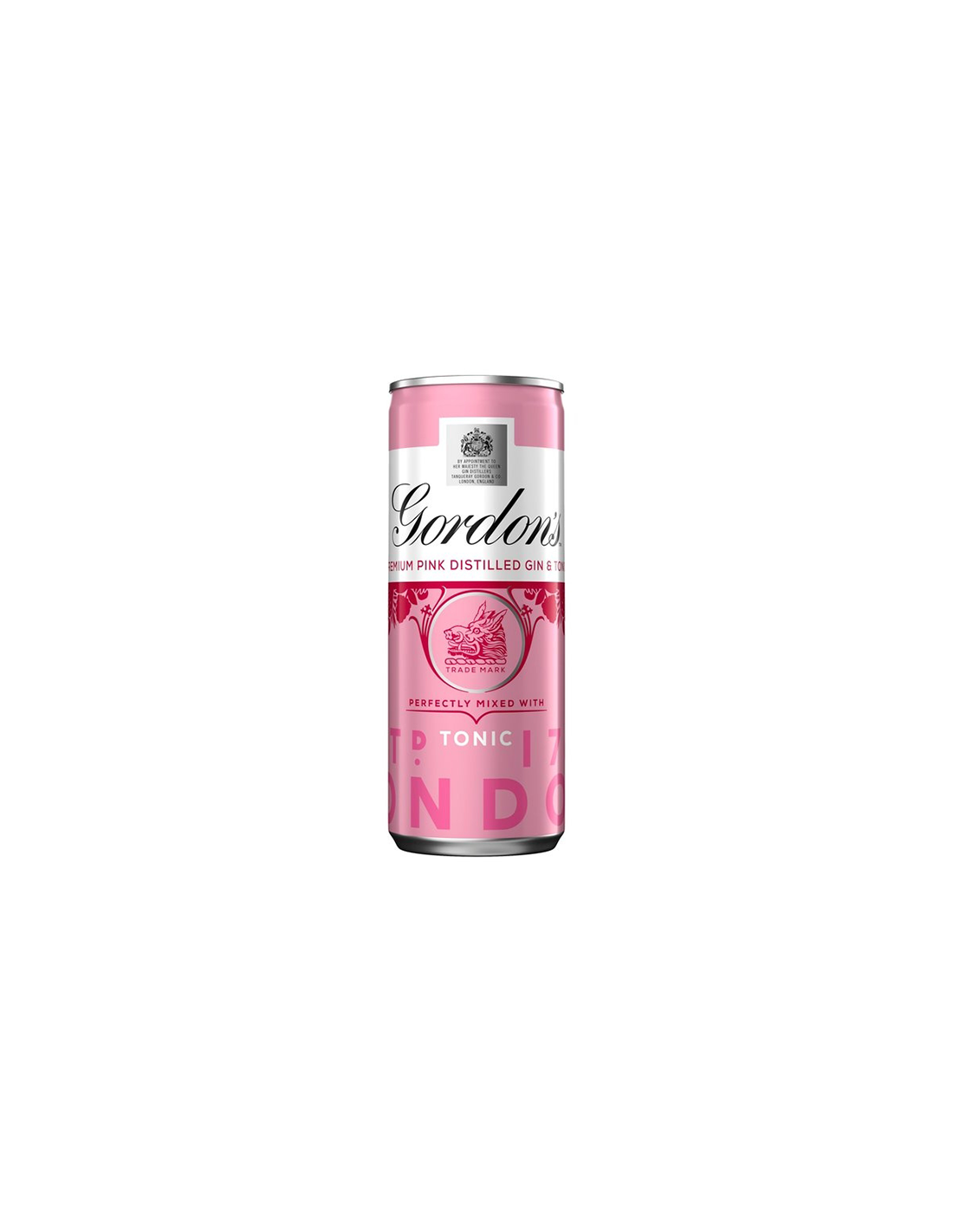 Cocktail Gordon’s Premium Pink & Tonic, 6.4% alc., 0.25L alcooldiscount.ro