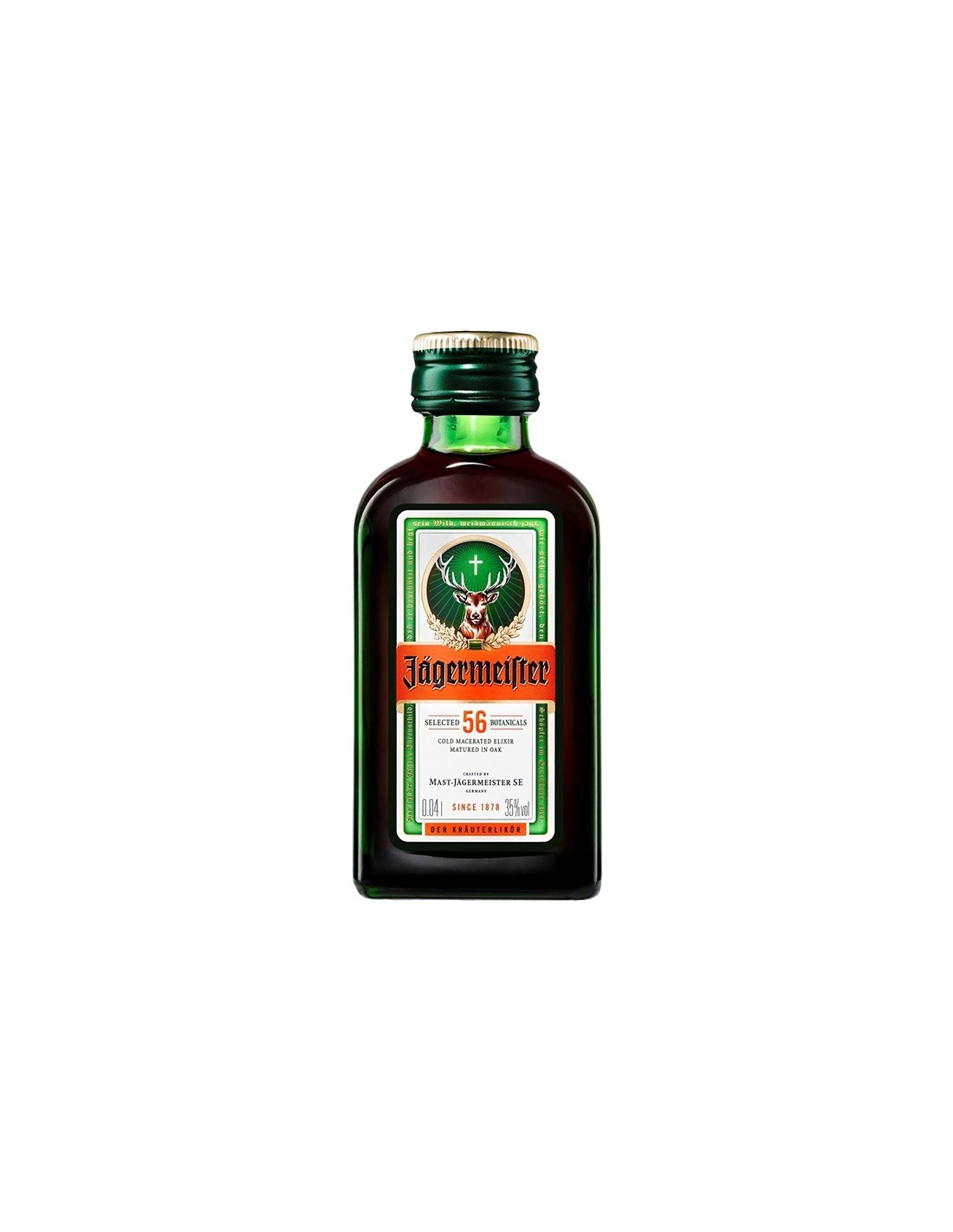 Lichior digestiv Jagermeister 35% alc., 0.04L, Germania alcooldiscount.ro