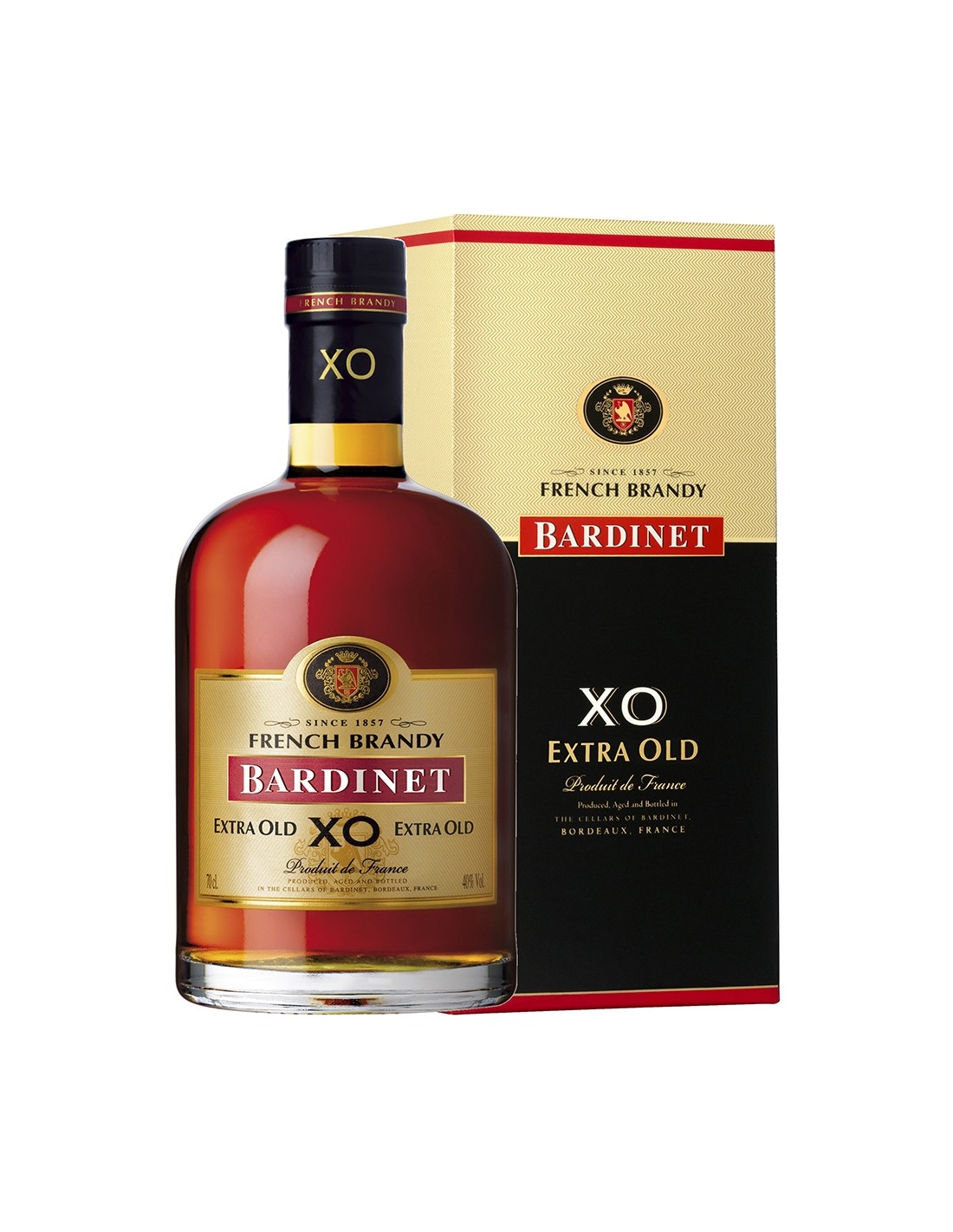Coniac Brandy Bardinet XO 40% alc., 0.7L, Franta