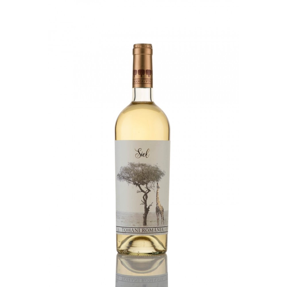 Vin alb sec Siel Dealu Mare, 0.75L, 12.5% alc., Romania