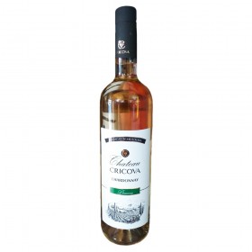 White wine semisec, Chardonnay, Château Cricova, 0.75L, 12% alc., Republic of Moldova