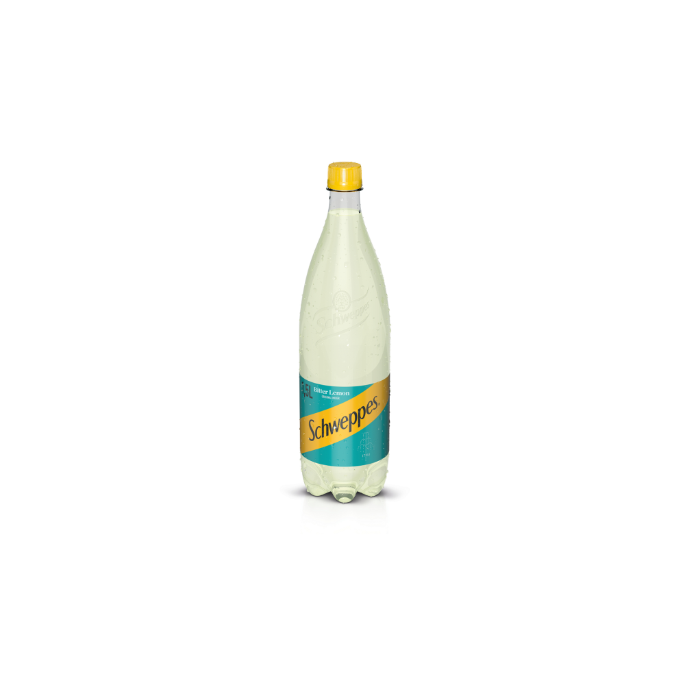 Suc carbogazos Schweppes Bitter Lemon, 1.5L