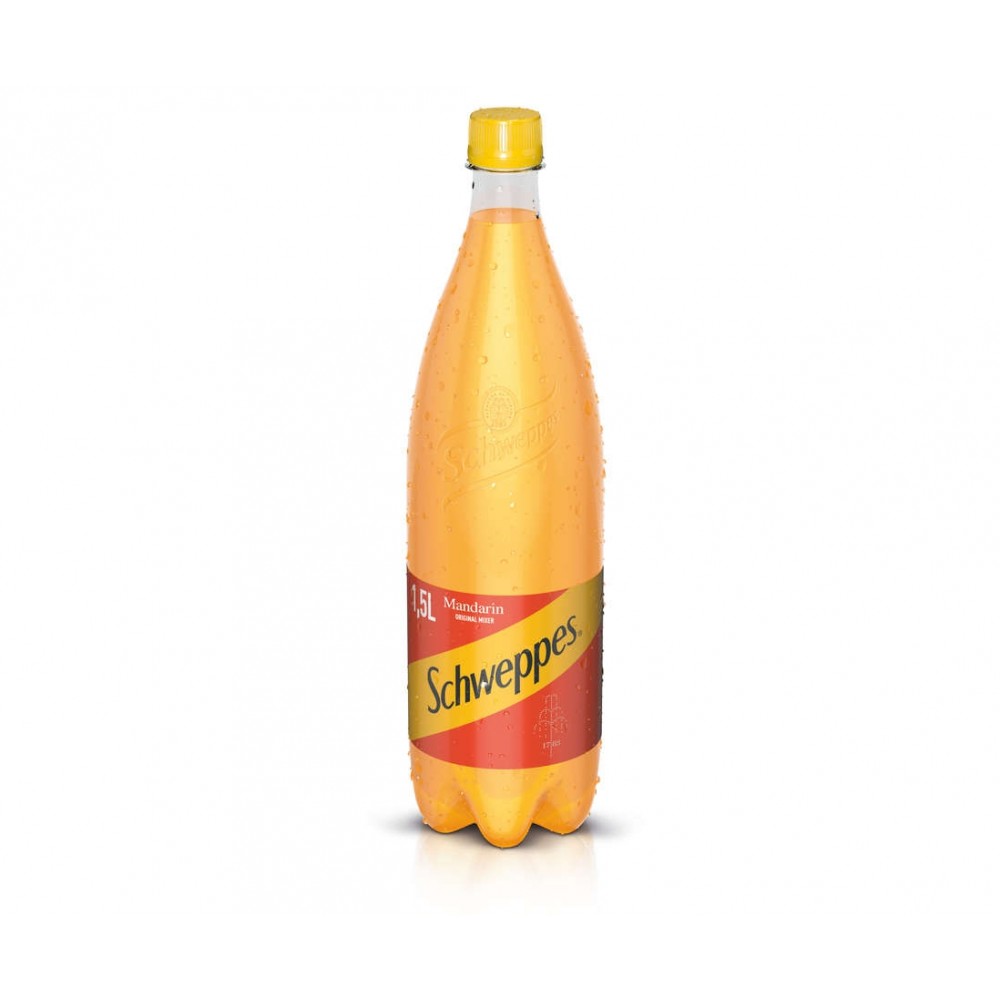 Suc carbogazos Schweppes Mandarine, 1.5L