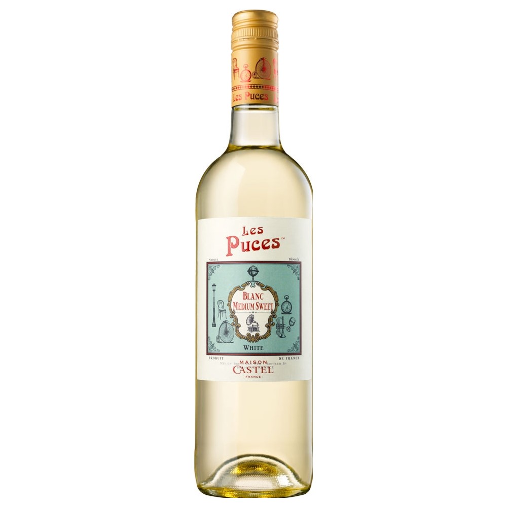 White Wine Les Puces Blanc Dd 0.75l